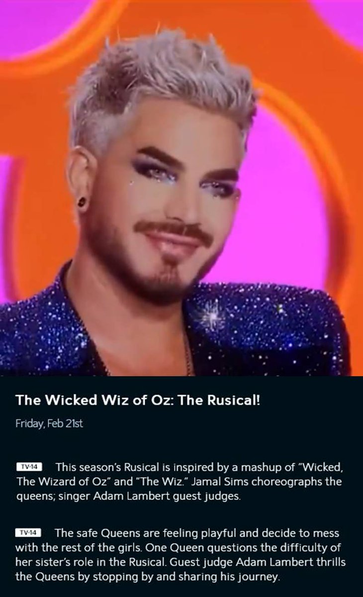 Angel_nDisguise's tweet image. FEB 21: GUEST JUDGE
DRAG RACE
✨Time - 8pm-9:30pm ET
✨Clock - timeanddate.com/worldclock/fix…
UNTUCKED
✨Time - 9:30pm-10pm ET
✨Clock - timeanddate.com/worldclock/fix…
Check local listings to confirm times!
POSSIBLE VIDEOS
facebook.com/rupaulsdragrac…
instagram.com/rupaulsdragrac…
youtube.com/@rupaulsdragra…