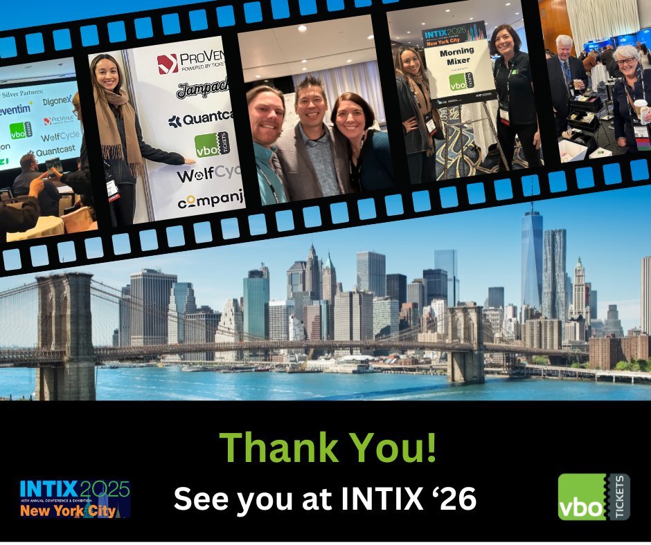 vbotickets's tweet image. VBO Tickets was proud to sponsor INTIX 2025 in NYC! Hosting our annual Morning Mixer, it was an unforgettable time of networking, learning, and catching up with clients and new friends.

Thank you—see you in Las Vegas at INTIX ‘26! 
#INTIX2025 #Ticketing #VBOTickets #INTIX2026