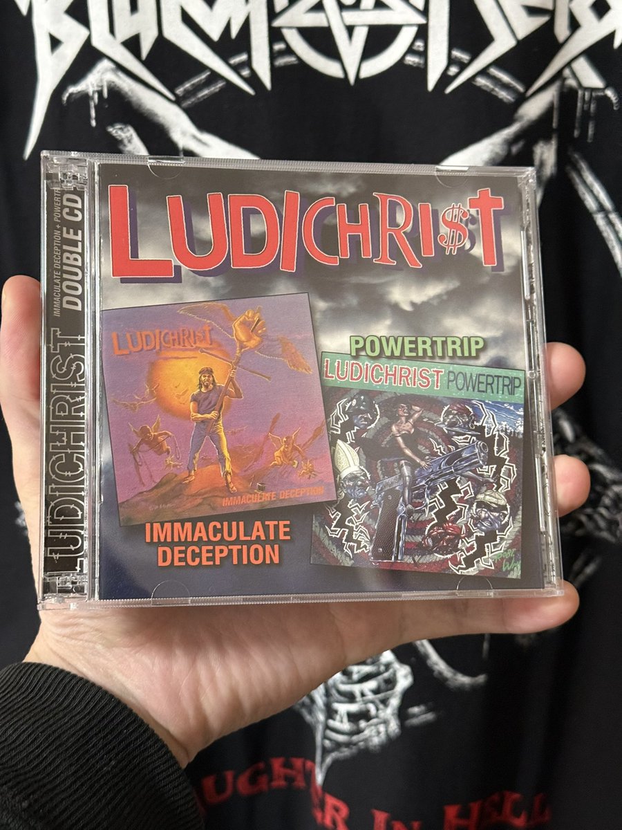 shishineko44225's tweet photo. #Nowplaying
#LUDICHRIST🇺🇸
#ImmaculateDeception
#PowerTrip
#compilation
#CROSSOVERTHRASHMETAL https://t.co/tq9vLPvWR4