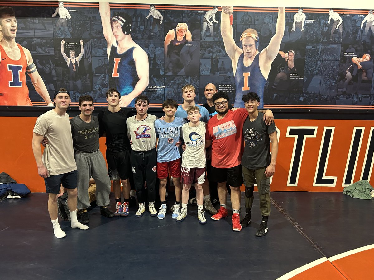 All done with practice. Ready for wrestling to start tomorrow!