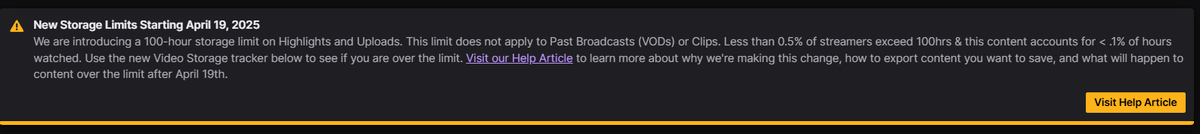 What a shitty change from <a href="/Twitch/">Twitch</a>. This is gonna effect a lot of people in such an annoying way, if you like the uncut content be sure to sub to the VOD channel as twitch will be useless for that after this date! youtube.com/@ProdUncut