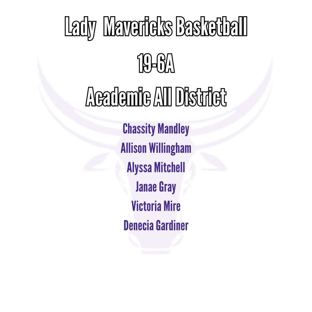 MrhsGirls_Bball's tweet image. Congratulations on receiving 19-6A Academic All District honors. We’re proud  of these ladies on being the epitome of a STUDENT-athlete! #ALLINFAMILY #CreatingCHAOS