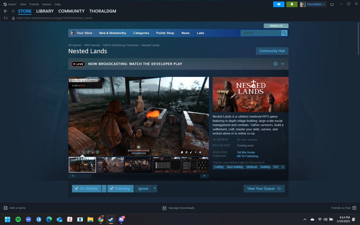 ThoraldGM's tweet image. #NestedLands open alpha test begins tomorrow 2/20! 

steamcommunity.com/games/2553040/… #gaming_news via @steam