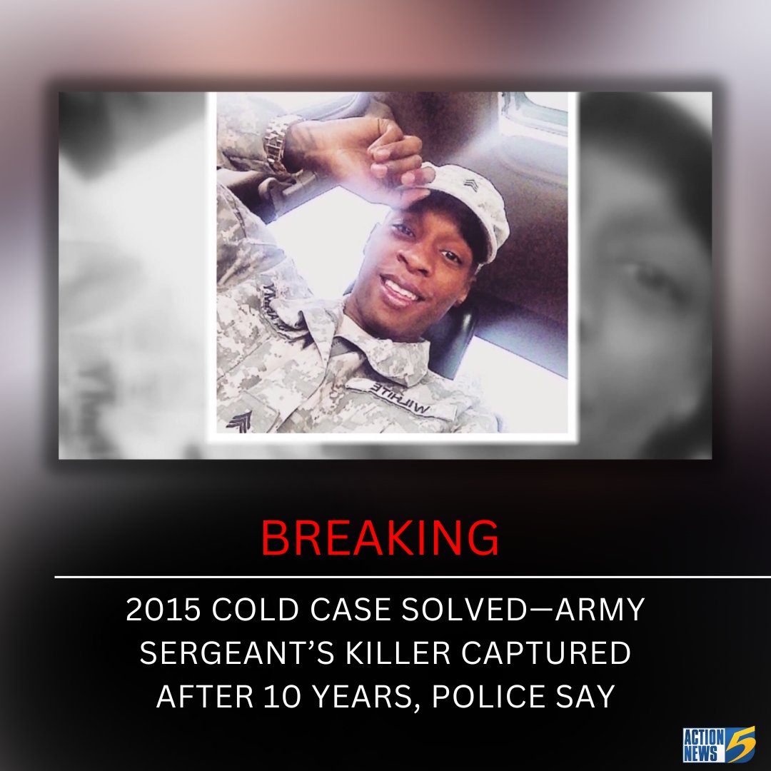 WMCActionNews5's tweet photo. BREAKING: The Memphis Police Department has solved a cold case after ten years of investigating the death of an army sergeant. 
https://t.co/bRZdzlzqMB https://t.co/oXD29CNNVt