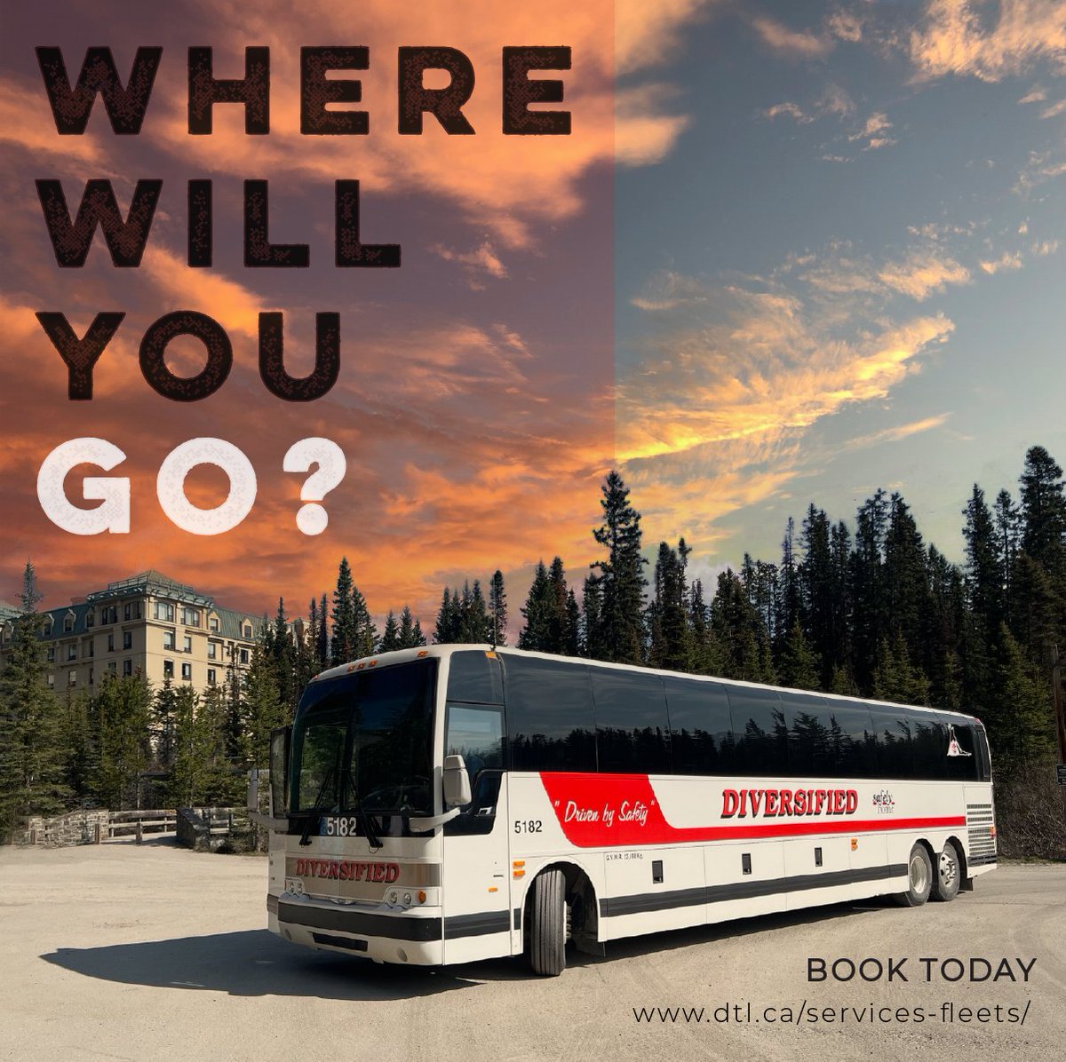 DTL is proud to offer Charter Services for groups of all sizes! We operate a large fleet of highway motorcoaches and shuttle vehicles with sales centres in Edmonton, Fort McMurray and Grande Prairie. Where will you go?
dtl.ca/services-fleet…
#SafelyHome #booktoday #buscharters