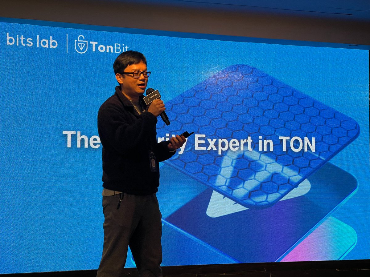 Co-founder of <a href="/tonbit_/">TonBit</a>, Paul Li, shared his keynote at TON Hacker House HK: "TonBit: The Security Expert in TON." A deep dive into TON's security landscape! 🔐🚀

#TON #Security #TONHackerHouse