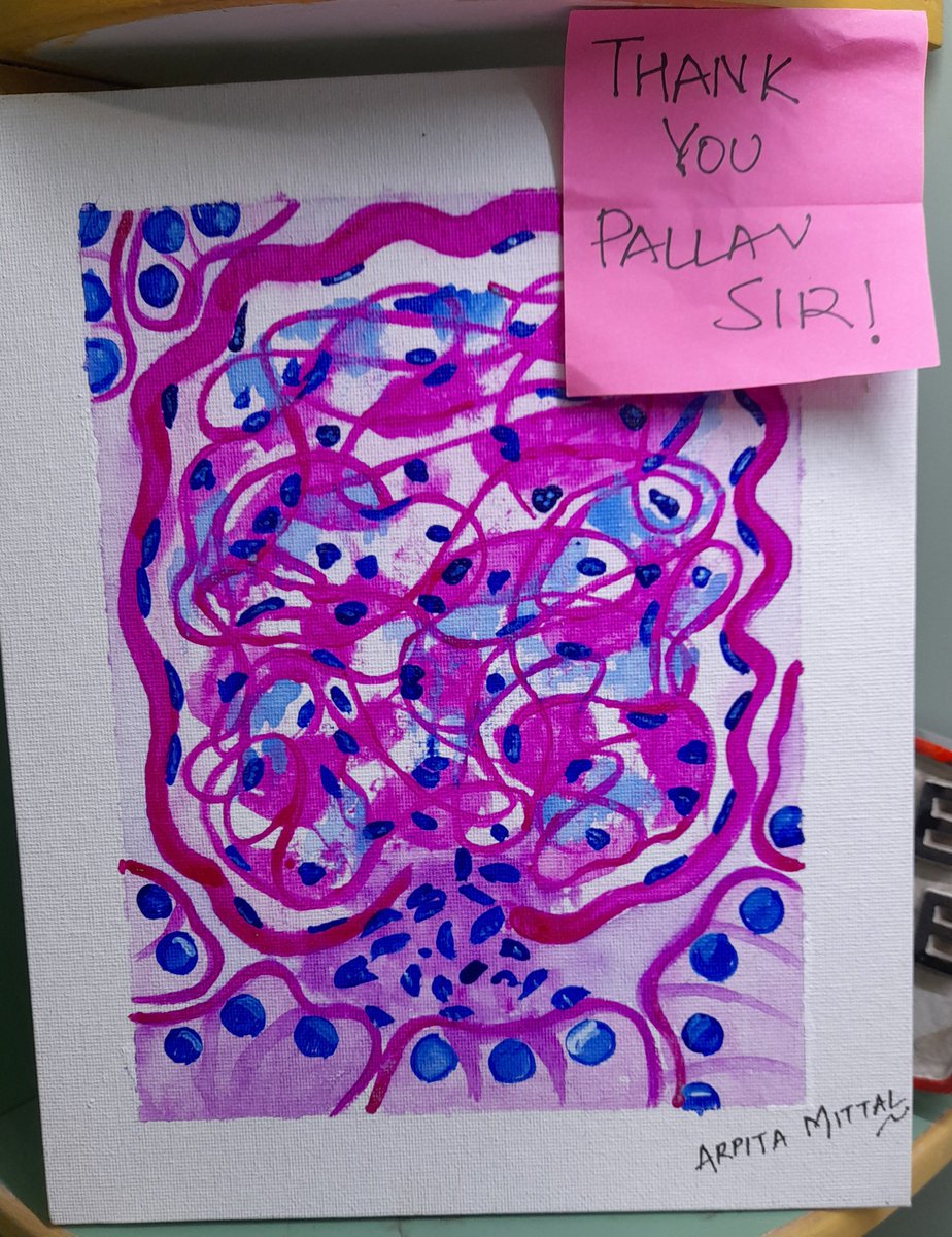 When your post graduate student leaves something like this on completion of PG tenure you feel happy as a teacher and a feeling that you are giving best to your students
