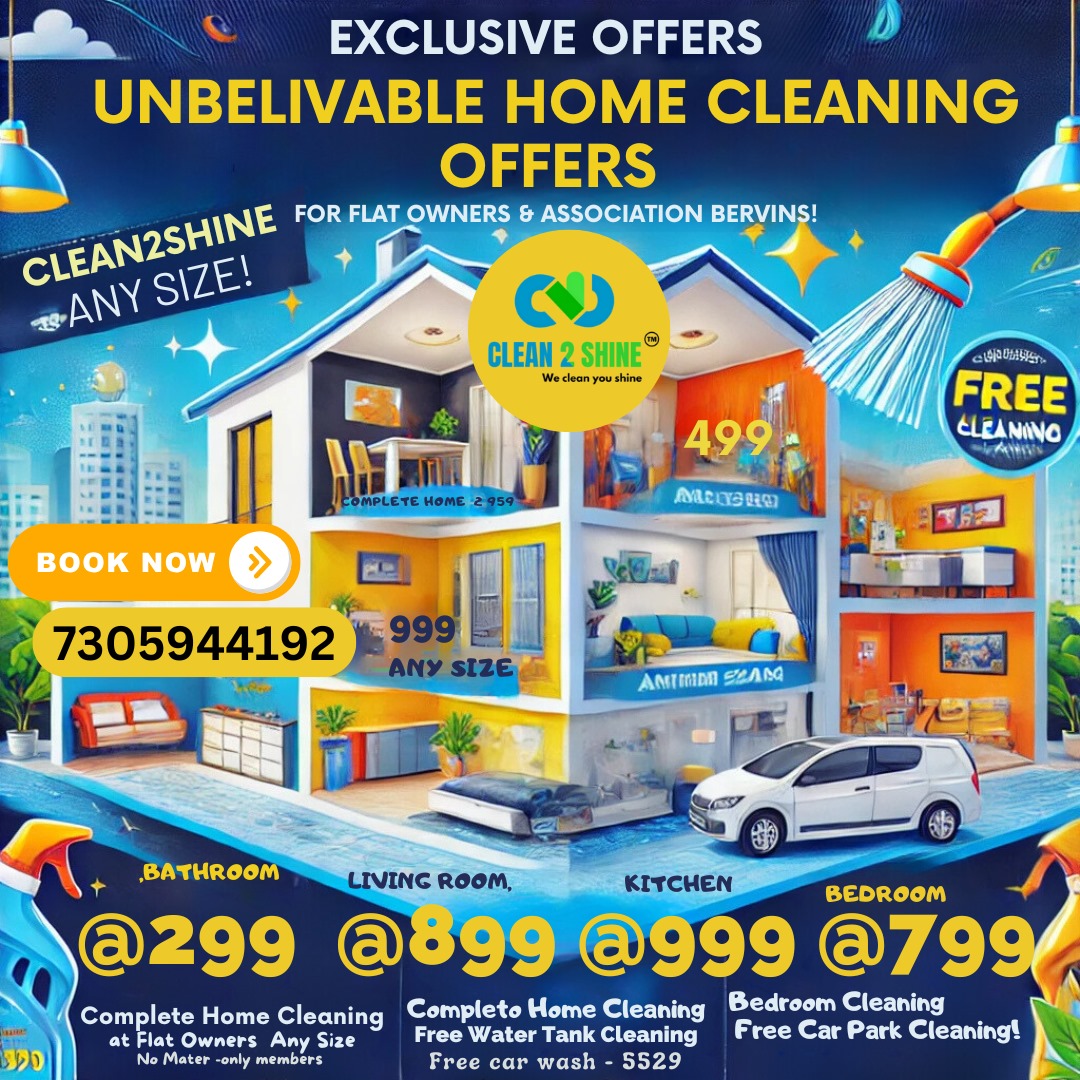 Clean2shinepro's tweet photo. Full Home Deep Cleaning – One Call for a Spotless Home!
🏡 Tired of dust and mess? Let our clean germ-free, and sparkling home!
📞 Call Now: 7305944192
🌐 https://t.co/WmYepnQhwb 
 #DeepCleaningExperts
 #OneCallCleansAll
 #BestCleaningServiceNearMe
 #SpotlessHomesKundrathur https://t.co/Enm0smxUmt