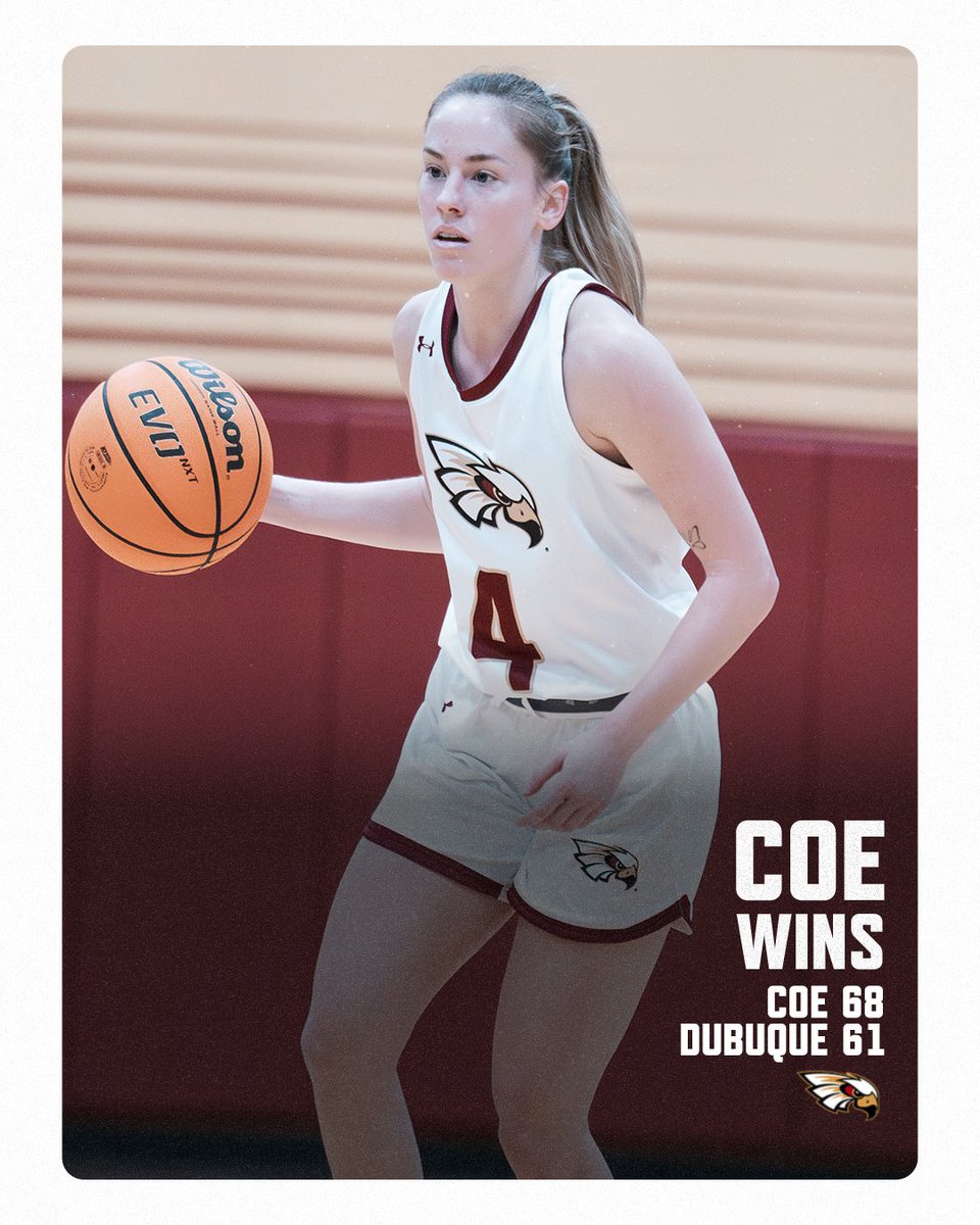 Coe Athletics (@coeathletics) on Twitter photo 2 seed ✅
<a href="/CoeCollegeWBB/">Coe College Women's Basketball</a> locks up the first round bye in next week’s <a href="/AmerRiversConf/">American Rivers Conference (A-R-C)</a> tournament!
#KohawkNation 2 seed ✅
<a href="/CoeCollegeWBB/">Coe College Women's Basketball</a> locks up the first round bye in next week’s <a href="/AmerRiversConf/">American Rivers Conference (A-R-C)</a> tournament!
#KohawkNation