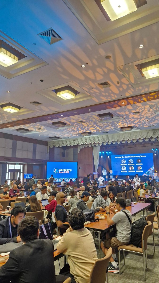 WordCamp Asia 2025 is off to an incredible start with the opening remarks still underway! 🙌 So much energy and excitement for what’s to come. 

#WordCampAsia #WPCommunity #WordPress