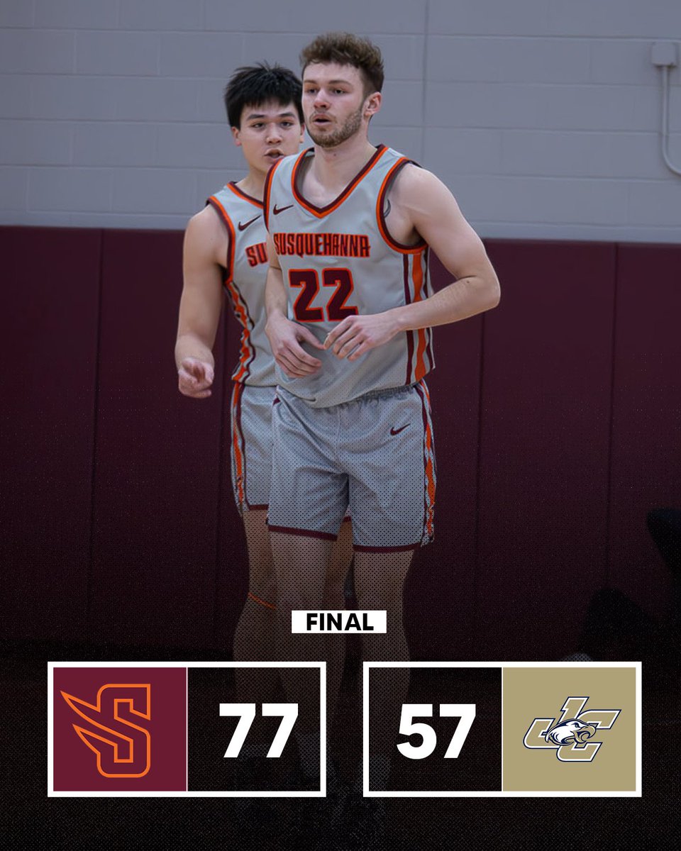 MBB FINAL | Susquehanna 77, Juniata 57

Cooper Haberern led the way tonight for the River Hawks with EIGHT three pointers and 26 total points!

<a href="/LandmarkConf/">Landmark Conference</a> x <a href="/FloCollege/">FloCollege</a>

#ALLIN x #GOSUSQU x SURIVERHAWKS.COM x #d3hoops