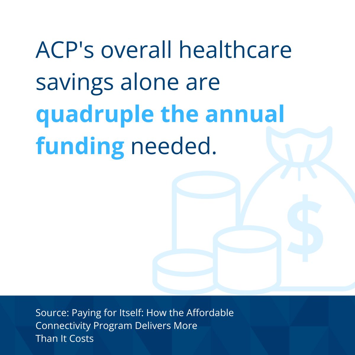A new <a href="/TheBrattleGroup/">The Brattle Group</a> study on the economic impact of the #ACP is clear: ACP more than pays for itself, generating billions in savings across healthcare, education &amp; labor markets. Read the study here: tinyurl.com/brattleacpstudy