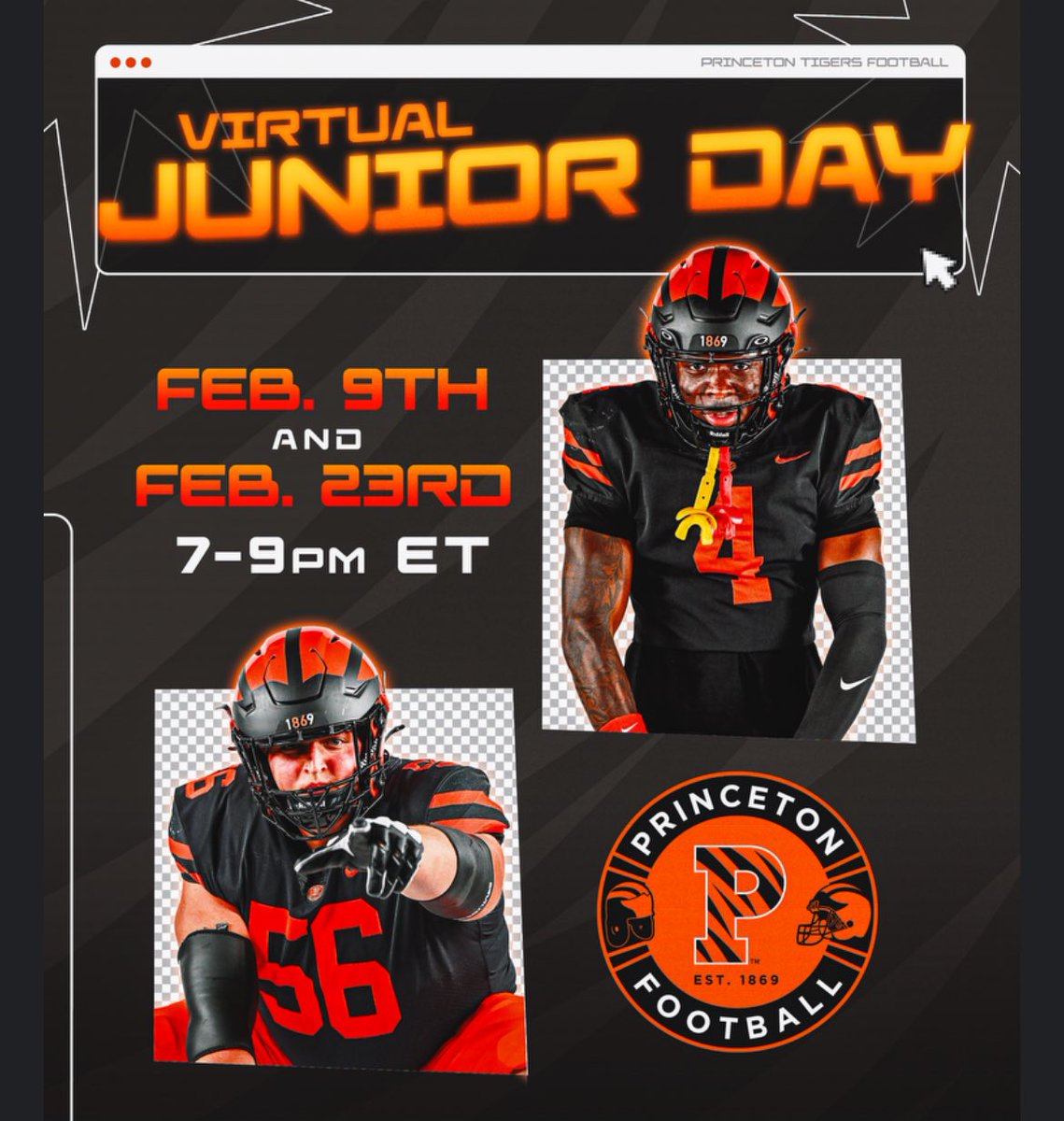 Sammy Stephenson (@samstephenson26) on Twitter photo Thank you <a href="/CoachBobSurace/">Bob Surace '90</a> for inviting me to a Princeton Virtual Junior Day! Can’t wait to see what Princeton football is about this weekend.
<a href="/EdinaFBRecruits/">Edina Football Recruiting</a> <a href="/TNTACADEMY1/">TNTACADEMYSP</a> Thank you <a href="/CoachBobSurace/">Bob Surace '90</a> for inviting me to a Princeton Virtual Junior Day! Can’t wait to see what Princeton football is about this weekend.
<a href="/EdinaFBRecruits/">Edina Football Recruiting</a> <a href="/TNTACADEMY1/">TNTACADEMYSP</a>