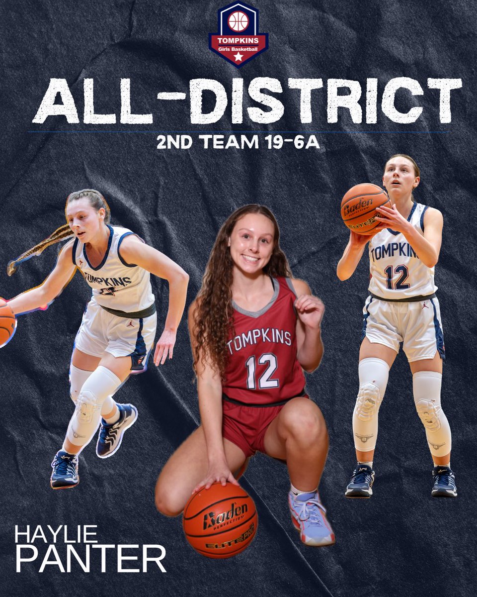 19-6A Second Team All District 🏀👏🏻
