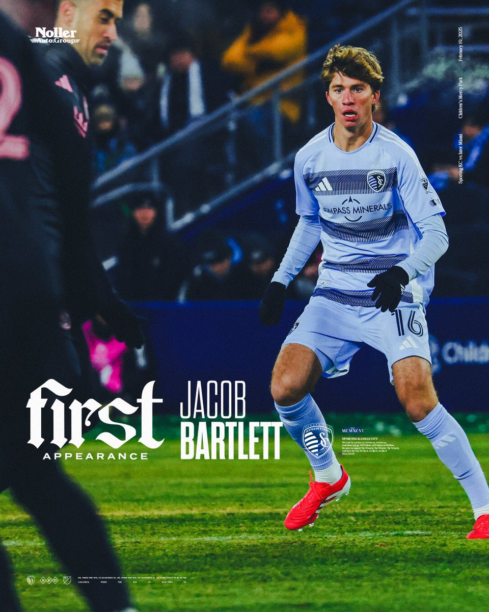 From the <a href="/SKCAcademy/">Sporting KC Academy</a> to the Blue Hell 🔥 Congrats on your first appearance, Jacob!

#SportingKC