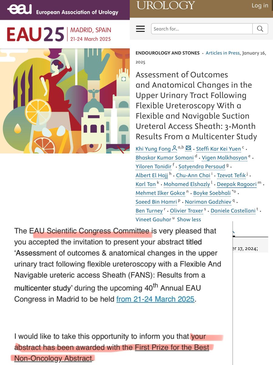 DrG (@docgauhar) on Twitter photo What an honour
๐ ๐ฅ 1st prize non-oncology abstract at #EAU25
Whole team ๐๐<a href="/Uroweb/">European Association of Urology (EAU)</a>
<a href="/fongkhiyung/">Khi Yung</a> <a href="/steffiyuen/">Steffi Yuen</a> <a href="/OTRAXER/">Olivier Traxer</a> <a href="/endouro/">Prof Bhaskar Somani</a> <a href="/bwturney/">Ben Turney</a> <a href="/D_Castellani/">Daniele Castellani</a> <a href="/urogoldjournal/">Urology Gold Journal</a> #UroSoMe <a href="/mohamed92902484/">mohamed elshazly</a> <a href="/sbinhamrii/">Saeed Bin Hamri</a> <a href="/drvigen/">Vigen Malkhasyan</a> <a href="/tzevattefik/">Tzevat TEFIK</a> <a href="/DrAlbert/">Albert El Hajj, MD</a> <a href="/migokce/">Mehmet Ilker Gรถkce</a> <a href="/Urologeman/">Urologeman (Nariman Gadzhiev)</a> <a href="/soebhali/">Boyke Soebhali</a> What an honour
๐ ๐ฅ 1st prize non-oncology abstract at #EAU25
Whole team ๐๐<a href="/Uroweb/">European Association of Urology (EAU)</a>
<a href="/fongkhiyung/">Khi Yung</a> <a href="/steffiyuen/">Steffi Yuen</a> <a href="/OTRAXER/">Olivier Traxer</a> <a href="/endouro/">Prof Bhaskar Somani</a> <a href="/bwturney/">Ben Turney</a> <a href="/D_Castellani/">Daniele Castellani</a> <a href="/urogoldjournal/">Urology Gold Journal</a> #UroSoMe <a href="/mohamed92902484/">mohamed elshazly</a> <a href="/sbinhamrii/">Saeed Bin Hamri</a> <a href="/drvigen/">Vigen Malkhasyan</a> <a href="/tzevattefik/">Tzevat TEFIK</a> <a href="/DrAlbert/">Albert El Hajj, MD</a> <a href="/migokce/">Mehmet Ilker Gรถkce</a> <a href="/Urologeman/">Urologeman (Nariman Gadzhiev)</a> <a href="/soebhali/">Boyke Soebhali</a>