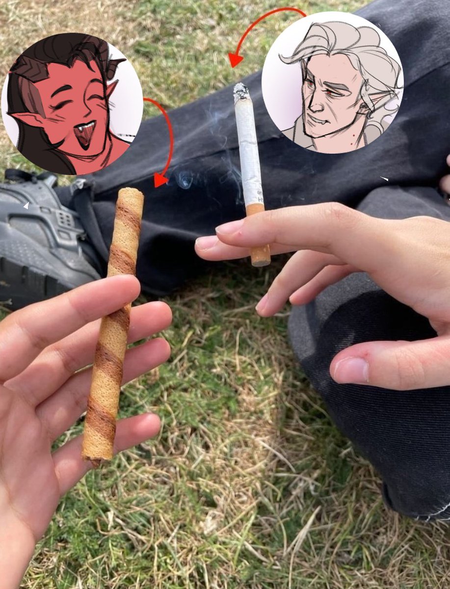 FlochePeres's tweet image. she likes to be part of the fun : D #hellspawn #bg3