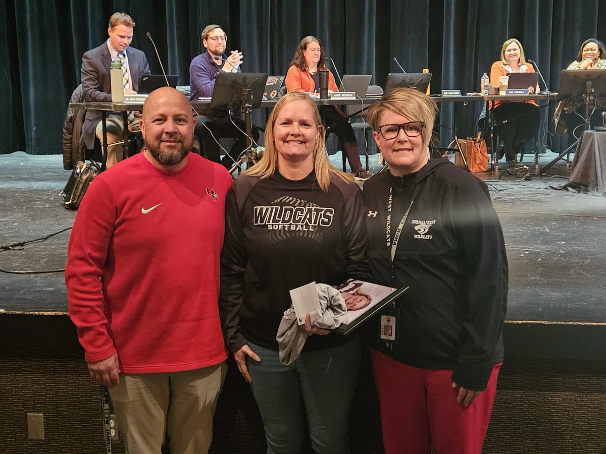 Congratulations to Coach April Schermann on her induction into the Illinois High School Coaches Hall of Fame!  Very deserving and the students and athletes of Normal West are very fortunate to have her at West!!!