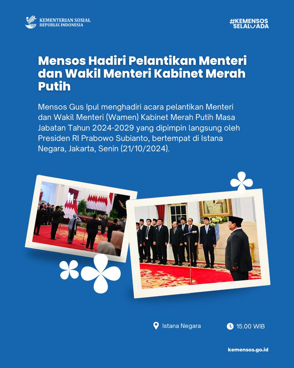 Kolaborasi, inovasi, dan aksi nyata! 

Simak rangkuman aktivitas Mensos &amp; Wamensos dalam membangun kebijakan sosial yang berdampak! 🚀

#KemensosSelaluAda