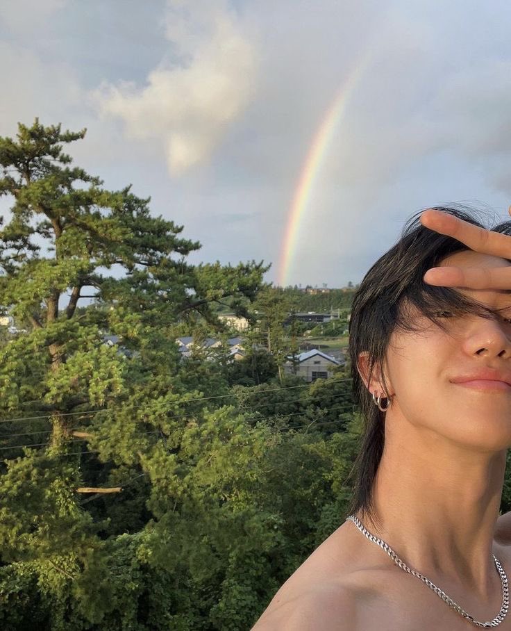 luxuryhao's tweet photo. my two babies loving the nature ☁️ https://t.co/PfICeatuPf