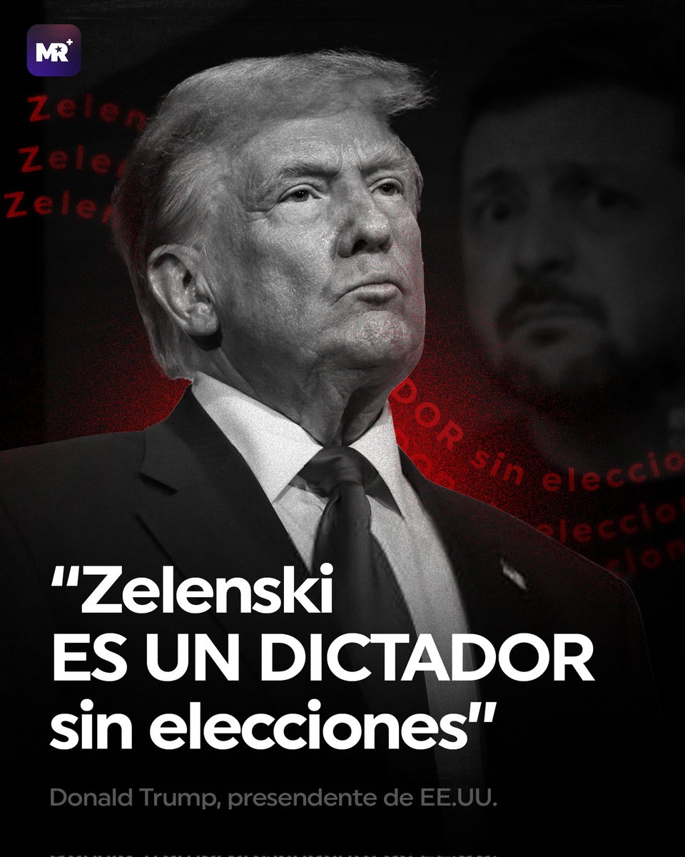 El Presidente de #EEUU Donald Trump, criticó duramente al líder ucraniano, Vladímir Zelenski, calificándolo de "dictador sin elecciones" y acusándolo de convencer a #EstadosUnidos de gastar 350.000 millones de dólares en una guerra que no se podía ganar.