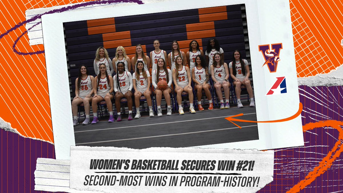 Win No. 21 for the Viking women's basketball team tonight! Now second-most season wins in program-history! #valleywillroll
