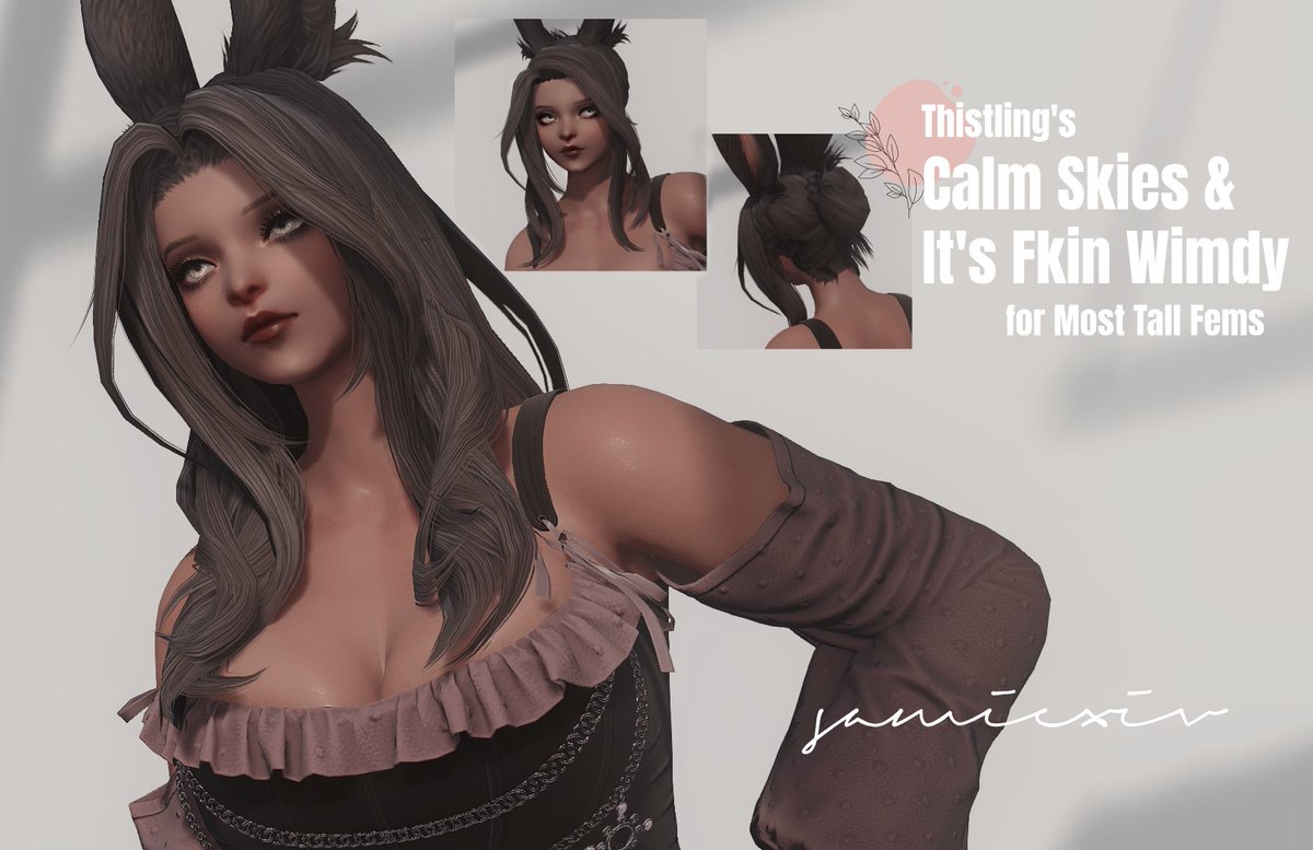 samiexiv's tweet photo. Late night upload 🌚

Port of @/dravanianlily 's Islith's Calm Skies &amp; It's Fkin Wimdy to most fems

Find it on my ☕️ https://t.co/B15xyRDi4T