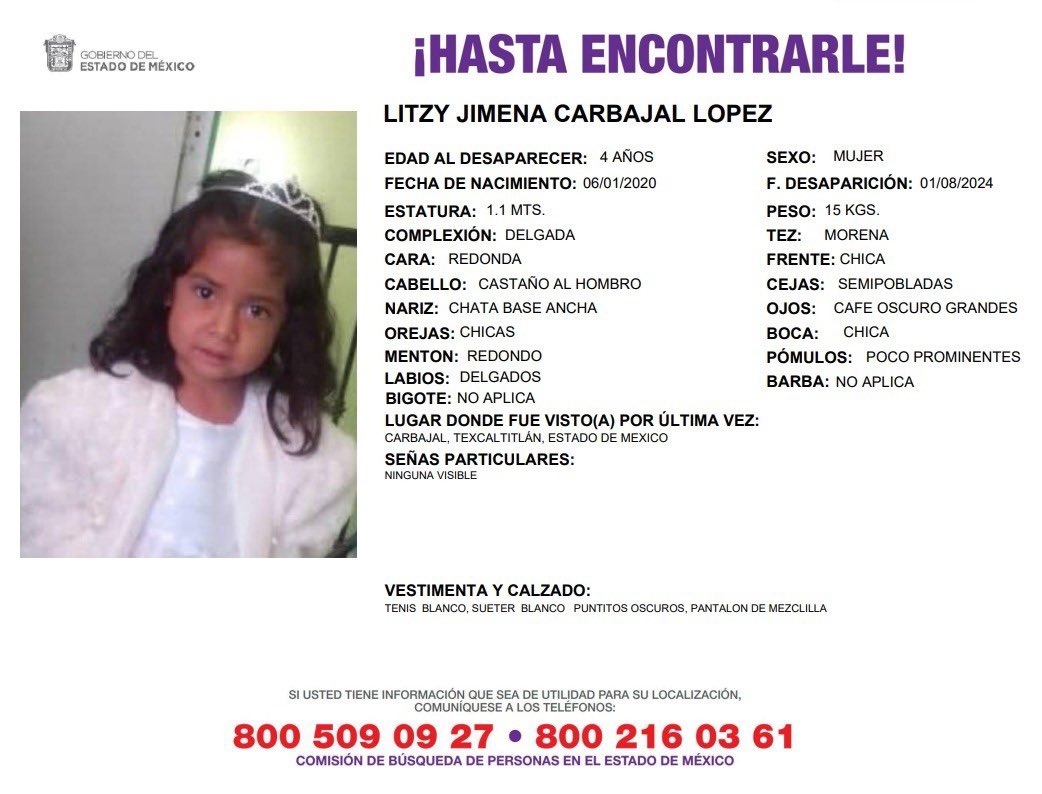 🚨 ¡Tu ayuda es importante!

🆘 Pedimos tu colaboración para localizar a estas menores desaparecidas.

Si tienes información, repórtala de inmediato.

📢 #PersonasDesaparecidas