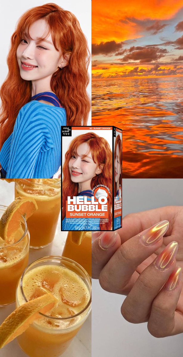 miseenscene_id's tweet photo. Bold, bright, and totally iconic. Winter’s Sunset Orange is a dream! 🍊✨ #WINTER #aespa #HELLOBUBBLExaespa #HELLOBUBBLE #sunsetorange #miseensceneid https://t.co/NlYOaYXVat
