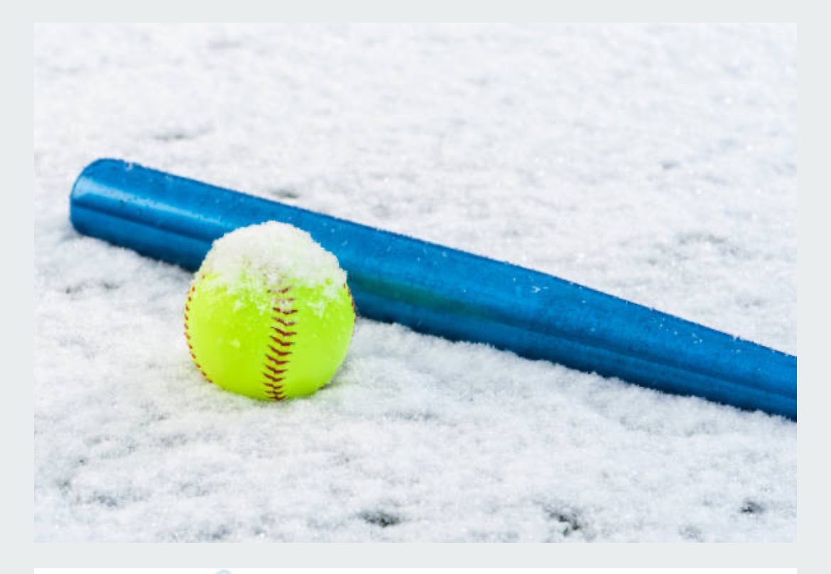 We may still have snow, but the season will be here soon! 
Check out these key dates 👇🏼

*March 2nd - player draft and team formations
*March 22nd - coaches clinic &amp; equipment pickup (time TBD)
*Week of April 14 - first practices
*Sat. April 19 - Opening Day (games, vendors, etc)