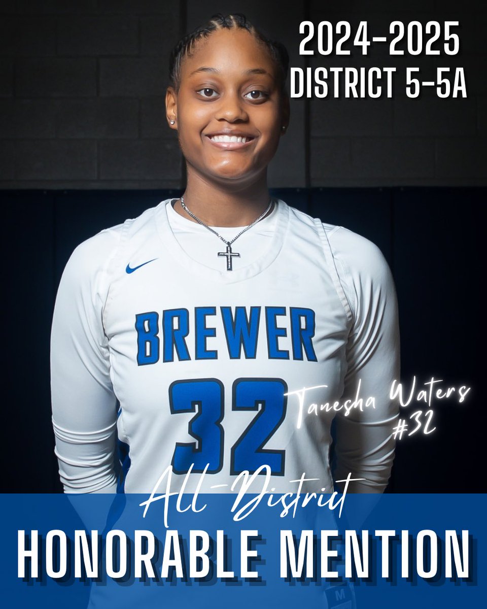 BrewerGBB's tweet image. Congratulations to Tanesha on earning 5-5A All-District Honorable Mention!