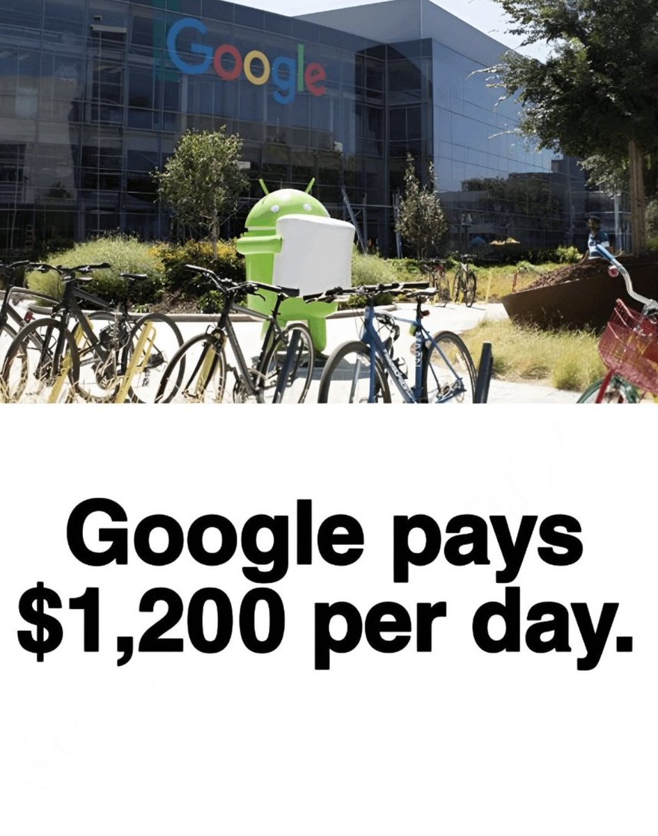 Google pays $1,200 per day.

But most people don't know how.

You can also earn if you have:

Internet

Mobile

Time

I have prepared a guide for this:

Like, comment "Google," and Repost for absolutely FREE.

(Follow me so that I can DM you)