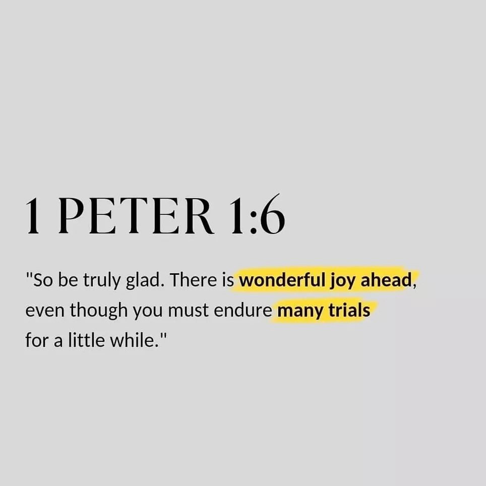 Holy__Bible1's tweet photo. 1 Peter 1:6 https://t.co/5xHtxTXVJj