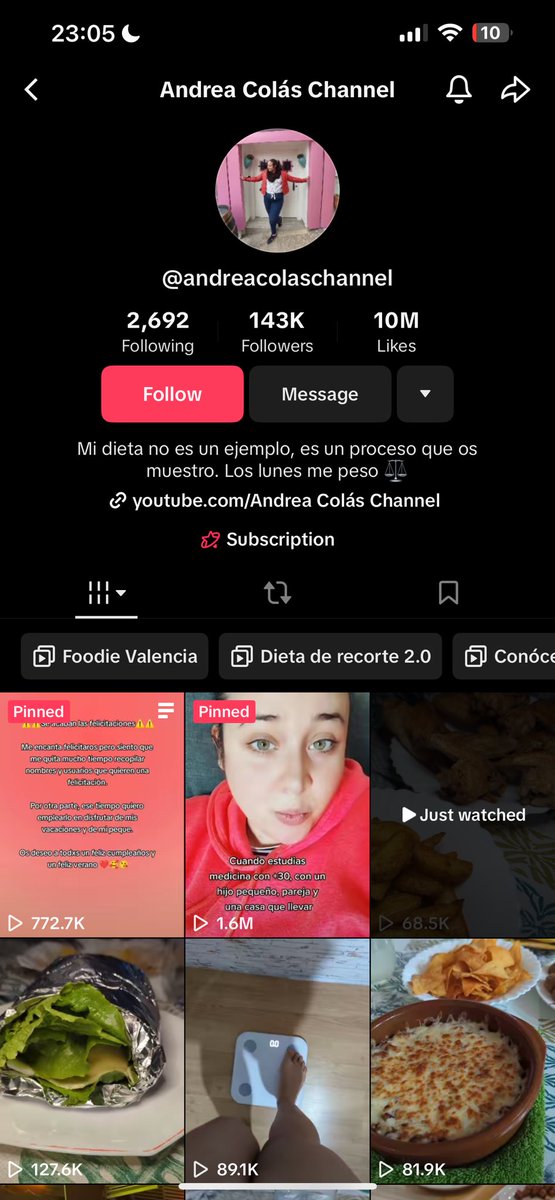MMaryy_0's tweet photo. This women is my personal motivation to eat healthier. Seeing her videos makes me sick https://t.co/qmPTSvdDO9