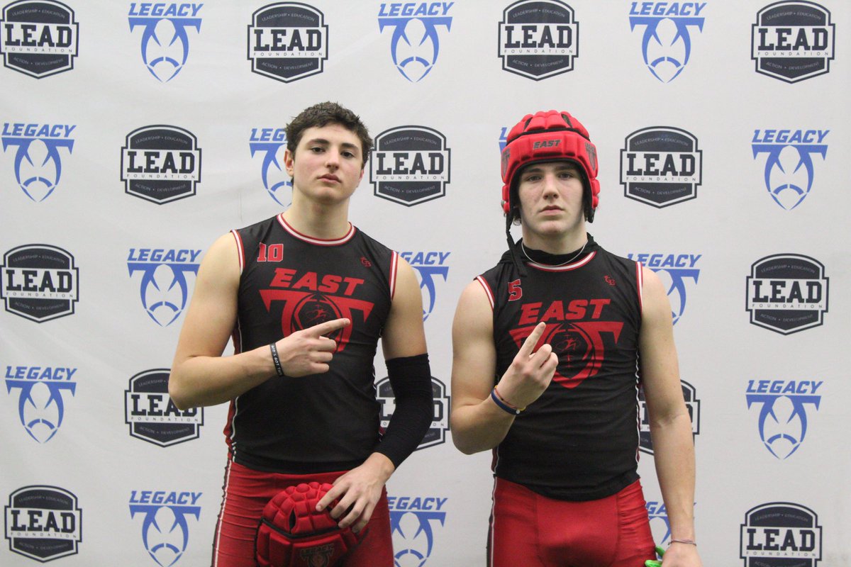 Legacy East (@east7v7) on Twitter photo Legacy East Black 2025 Weekly MVPs
Offense:
Anderson Adams - QB <a href="/AndersonAdams_/">Anderson Adams 2027</a>
Payton Lyles - WR <a href="/PaytonLyles1/">PaytonLyles2027⭐️</a>
Anthony Cattenacci - WR <a href="/AnthonyCat2027/">Anthony (Aj) Catenacci</a>
Defense:
Jordan Gona - LB <a href="/troycoltsfball/">troycoltsfootball</a>
Matthew Jackson - DB <a href="/troycoltsfball/">troycoltsfootball</a>
Aaron Hilgendorf - DB <a href="/Aaron1654031323/">Aaron hilgendorf</a> Legacy East Black 2025 Weekly MVPs
Offense:
Anderson Adams - QB <a href="/AndersonAdams_/">Anderson Adams 2027</a>
Payton Lyles - WR <a href="/PaytonLyles1/">PaytonLyles2027⭐️</a>
Anthony Cattenacci - WR <a href="/AnthonyCat2027/">Anthony (Aj) Catenacci</a>
Defense:
Jordan Gona - LB <a href="/troycoltsfball/">troycoltsfootball</a>
Matthew Jackson - DB <a href="/troycoltsfball/">troycoltsfootball</a>
Aaron Hilgendorf - DB <a href="/Aaron1654031323/">Aaron hilgendorf</a>