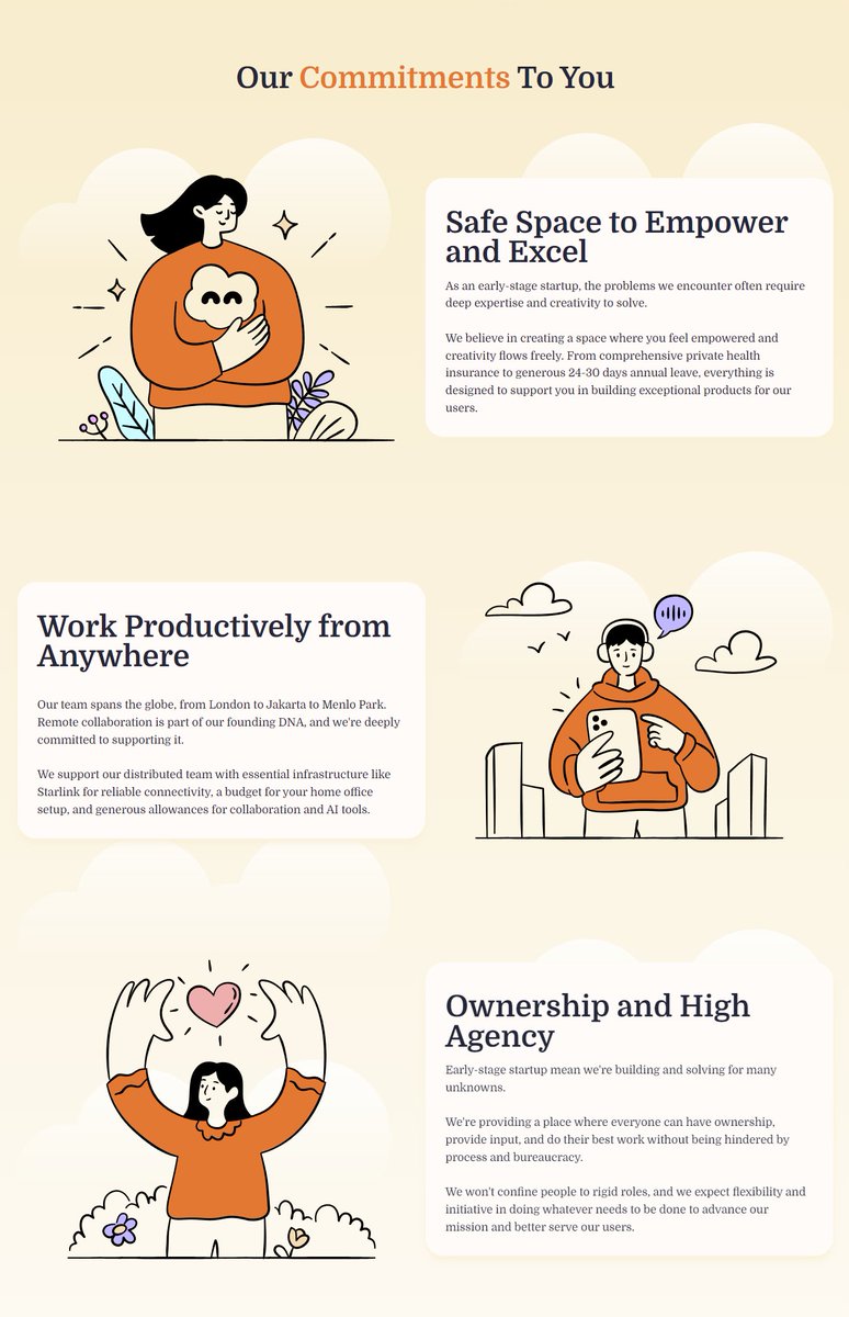 ibamarief's tweet image. Asah AI, an early-stage US startup, is looking for a Senior Dev, 5-10+ YoE, strong in both Swift &amp;amp; Kotlin, to join us building empathic voice AI product 🫶🏻

2 months freelance at start, can convert to Permanent as we fundraise more 💰

💵 Up to Rp40 mio/month gross, link below 👇🏻