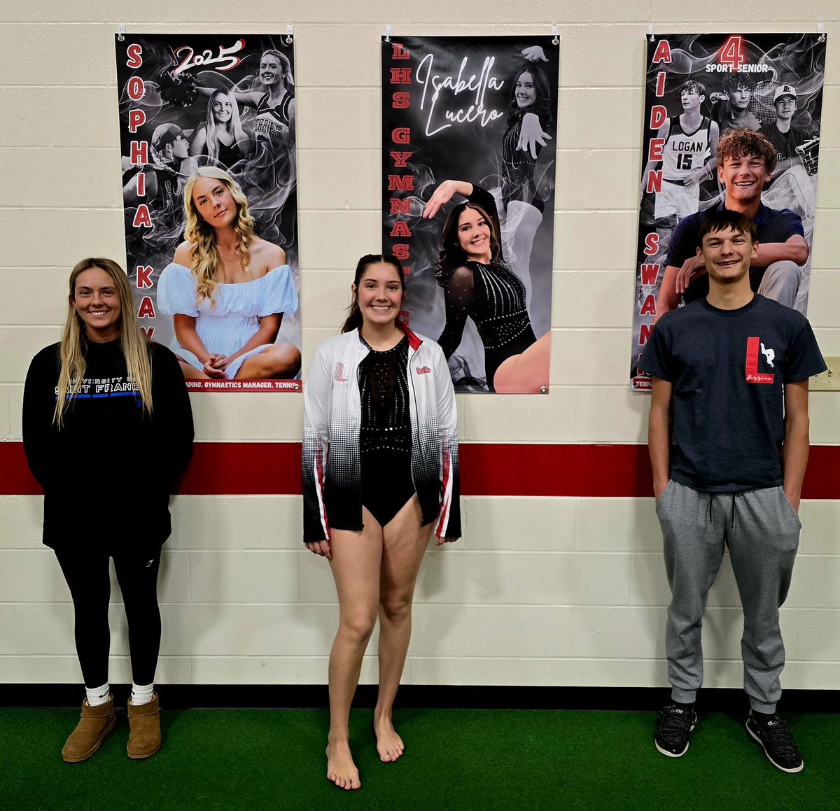 logangymnasts's tweet photo. Thank you, SENIORS! We had a great meet honoring these three amazing individuals! Sophia and Aiden have managed for us for three years, and Isabella joined our team this year! #onceaberryalwaysaberry https://t.co/fIZFZADcum
