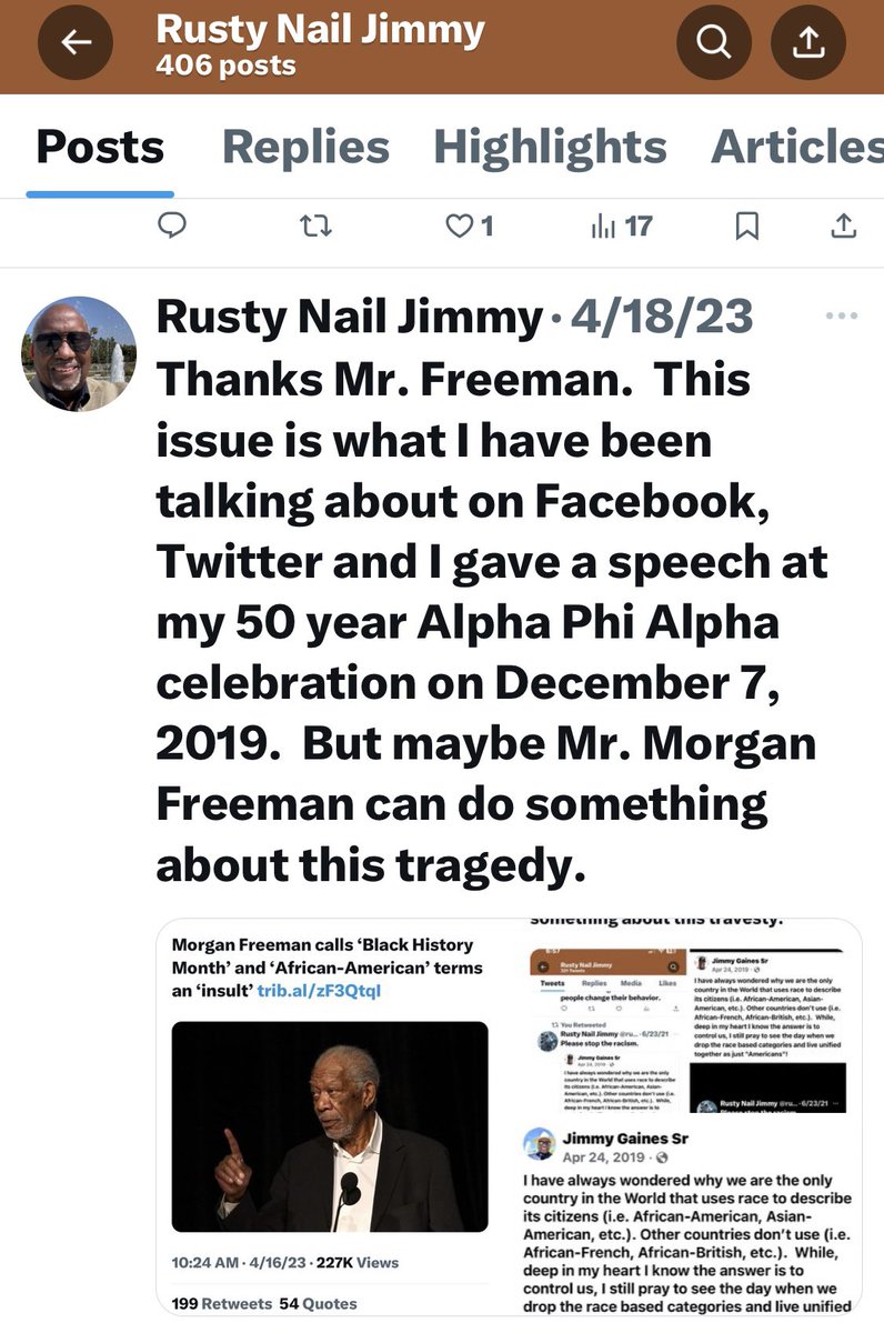 rustynail60's tweet photo. @rolandsmartin Hello my Alpha Brother Roland.  I have been talking about this issue of racism for years.  But I have been public since 2019.  What do you think about my point of view.  
Thanks Brother Gaines. 

￼
￼
￼
￼
￼
￼
￼ https://t.co/NwG2uxcE8O
