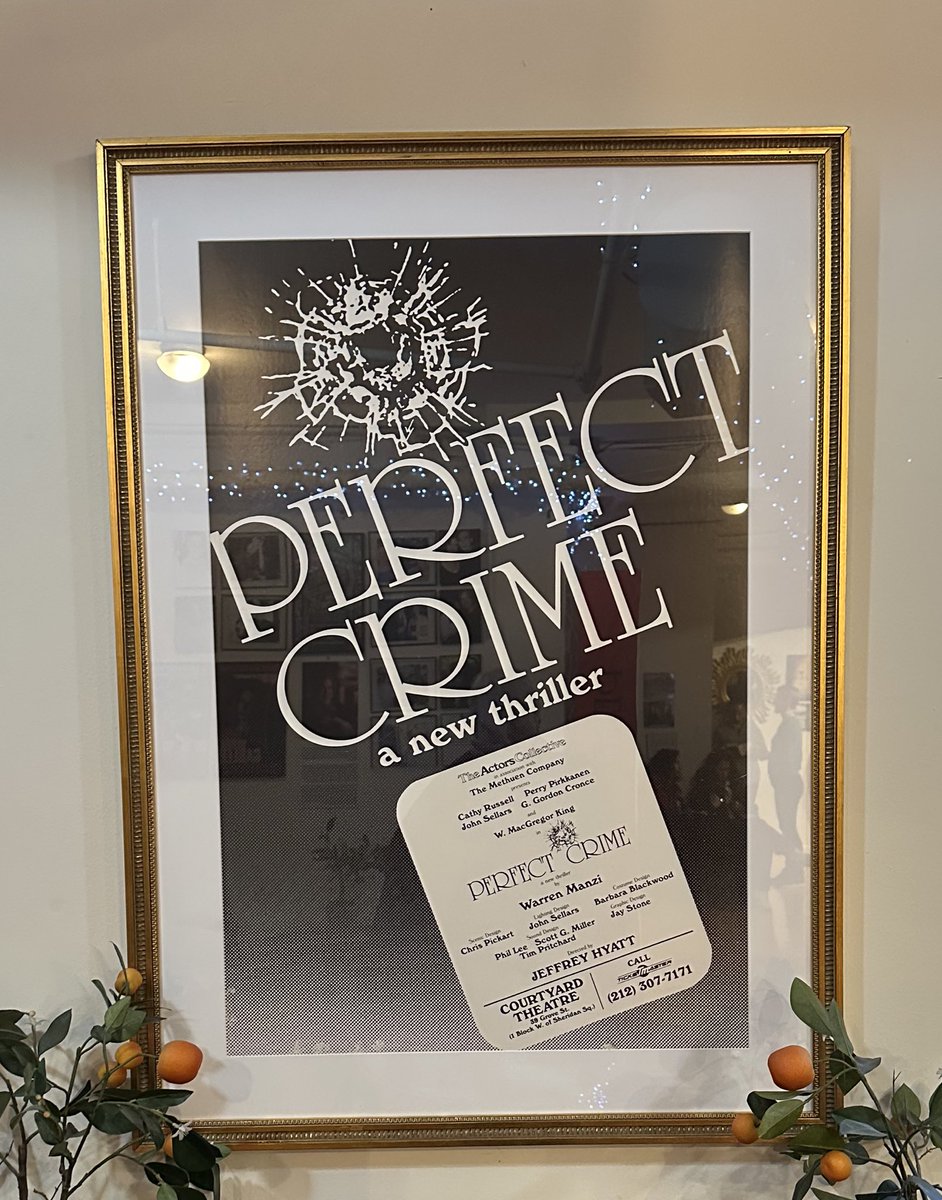Show 6 (16 Feb) Perfect Crime. A NY theatre institution running off-Broadway since 1987. Described as a fast-paced, murder mystery play, I’ve never been to a play where they had to give a document explaining what happened! #DoonaDoesNY #TravelTales #Broadway #Theatre #Theater