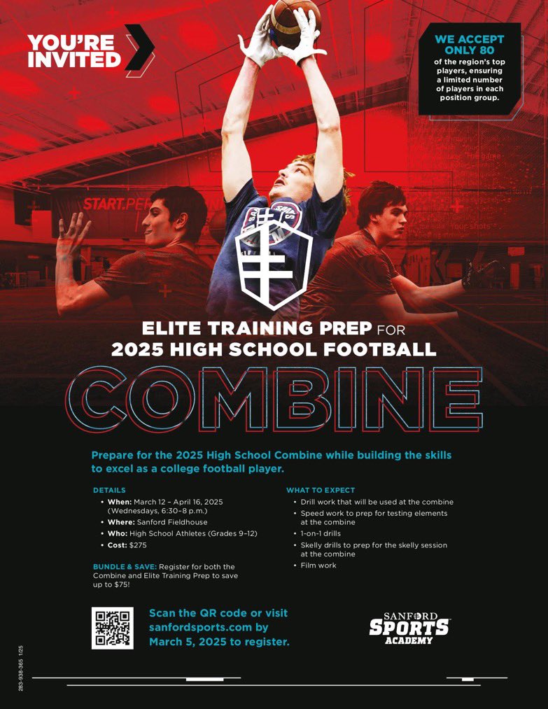 Nathan Sayler (@slap3hot_) on Twitter photo Excited to have an invite to the <a href="/sanford_fb/">Sanford Sports Football</a> Elite Training and Combine! <a href="/EpjFootball/">EPJ Football</a> #findaway Excited to have an invite to the <a href="/sanford_fb/">Sanford Sports Football</a> Elite Training and Combine! <a href="/EpjFootball/">EPJ Football</a> #findaway