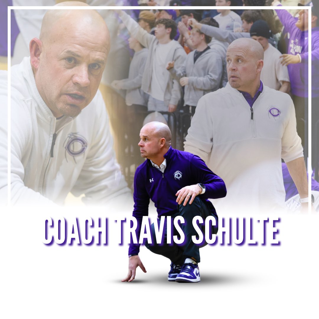 CHSEagleHoops's tweet photo. 🏀🟣THANK YOU⚪️🏀

We would like to show our appreciation to the leader of Canyon Eagle Basketball!

The dedication, sacrifice, and toughness you gave has created an everlasting impact on this program!

Congratulations on retirement Coach Schulte!  You have earned it!

F.I.<S.T. https://t.co/0Lx3labOqF
