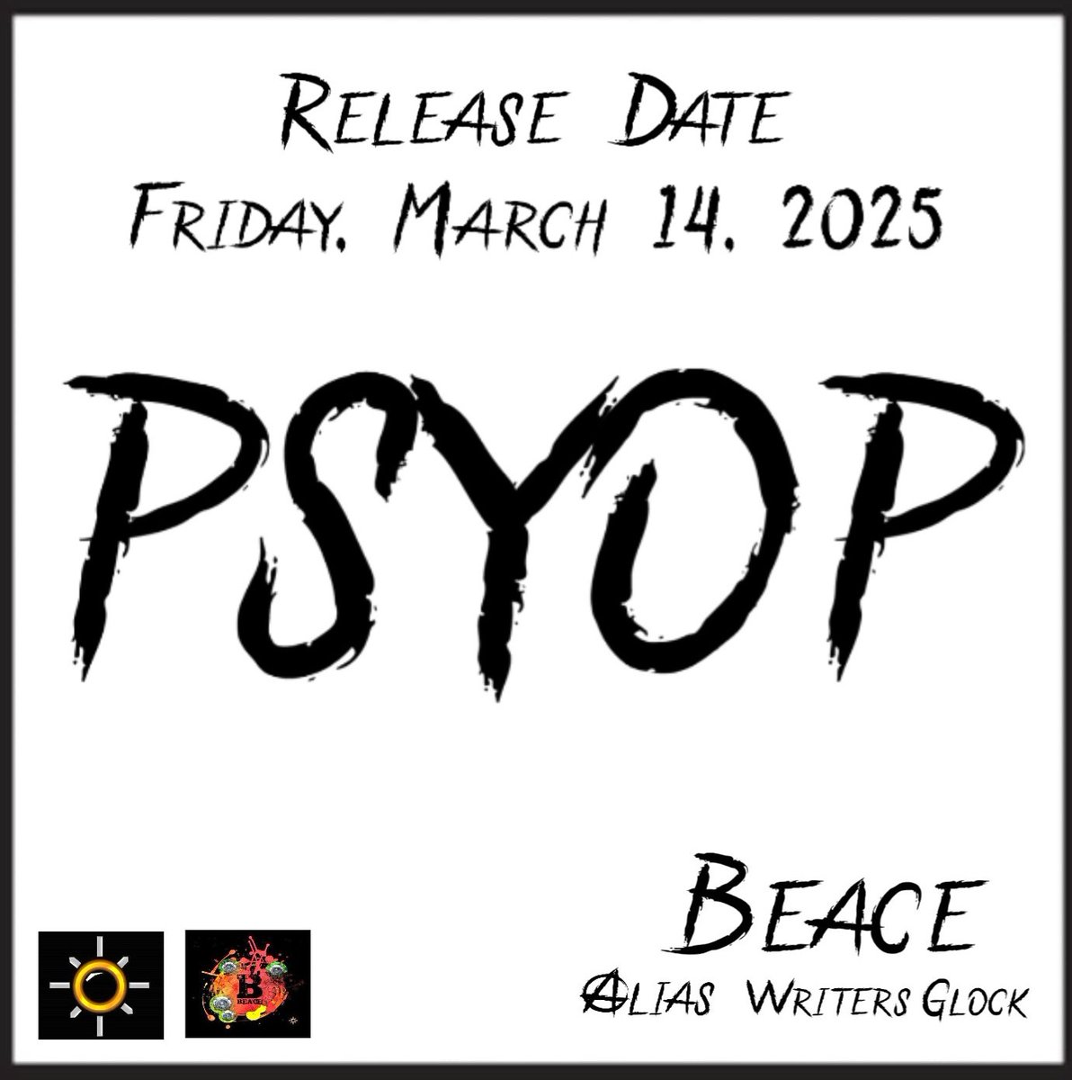 "The process of writing &amp; recording music (without ai) is literally therapy for me, it triggers my serenity. All of my records are like my babies, they come of age and then I release them out into the world to let'em do what they do. I'm so grateful."
-- Beace alias Writers Glock