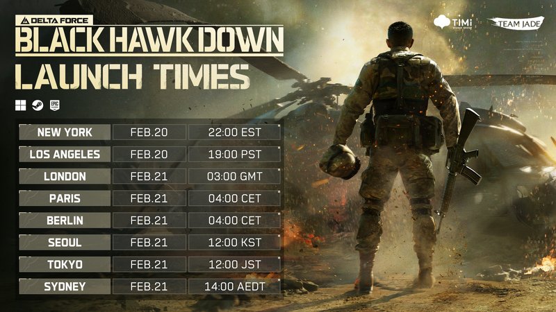 gamespark's tweet photo. 無料FPS『Delta Force』Co-op PvEキャンペーンモード「ブラックホークダウン」も“完全無料”！日本では2月21日昼12時から配信開始
https://t.co/YQS446avfk

名作映画を忠実に再現した地獄の戦場を生き抜け。 https://t.co/suYyw4zvou