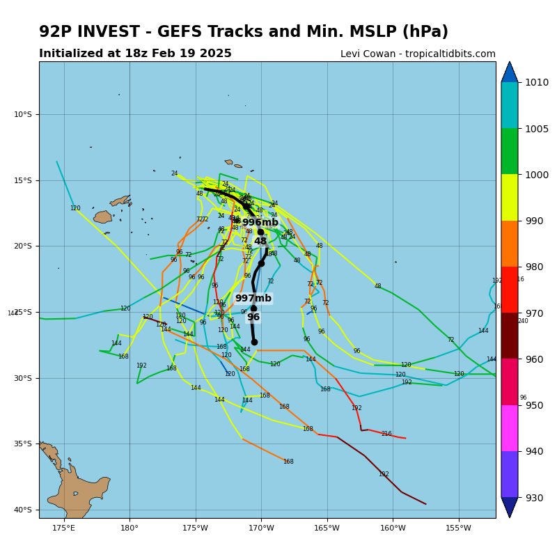 TrevorTropicsWX's tweet photo. #Invest92P now has an MEDIUM chance of developing as a tropical system
This System could develop within the next 24 to 48 hours as a Tropical Disturbance and needs to be watched closely
#wxtwitter #wxX #Tropicswx #Tropicalwx #Cyclone #92P #CycloneRae #Rae #Tonga #Samoa https://t.co/X70jvfy8A7