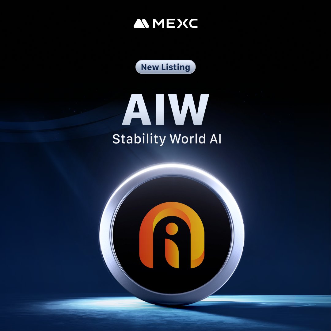 We're thrilled to announce that the <a href="/StabilityW_AI/">Stability World AI</a> Kickstarter has concluded and $AIW will be listed on #MEXC!

🔹Deposit: Opened
🔹AIW/USDT Trading: 2025-02-20 04:00 (UTC)

Details: mexc.com/support/articl…