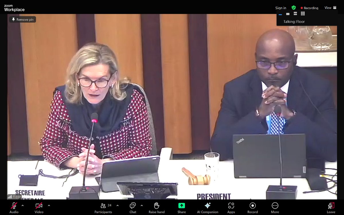 TheCtunion's tweet photo. @CTUSecGen Rodney Taylor chaired the @ITU Council Working Group (WG) on World Telecomms/ICT Policy Forum, 10-14 Feb.

Topics: Bridging digital divides, space connectivity, green digital transformation &amp; #ICT resilience.

He also participated in the WG on Child Online Protection. https://t.co/27M6en2mCB