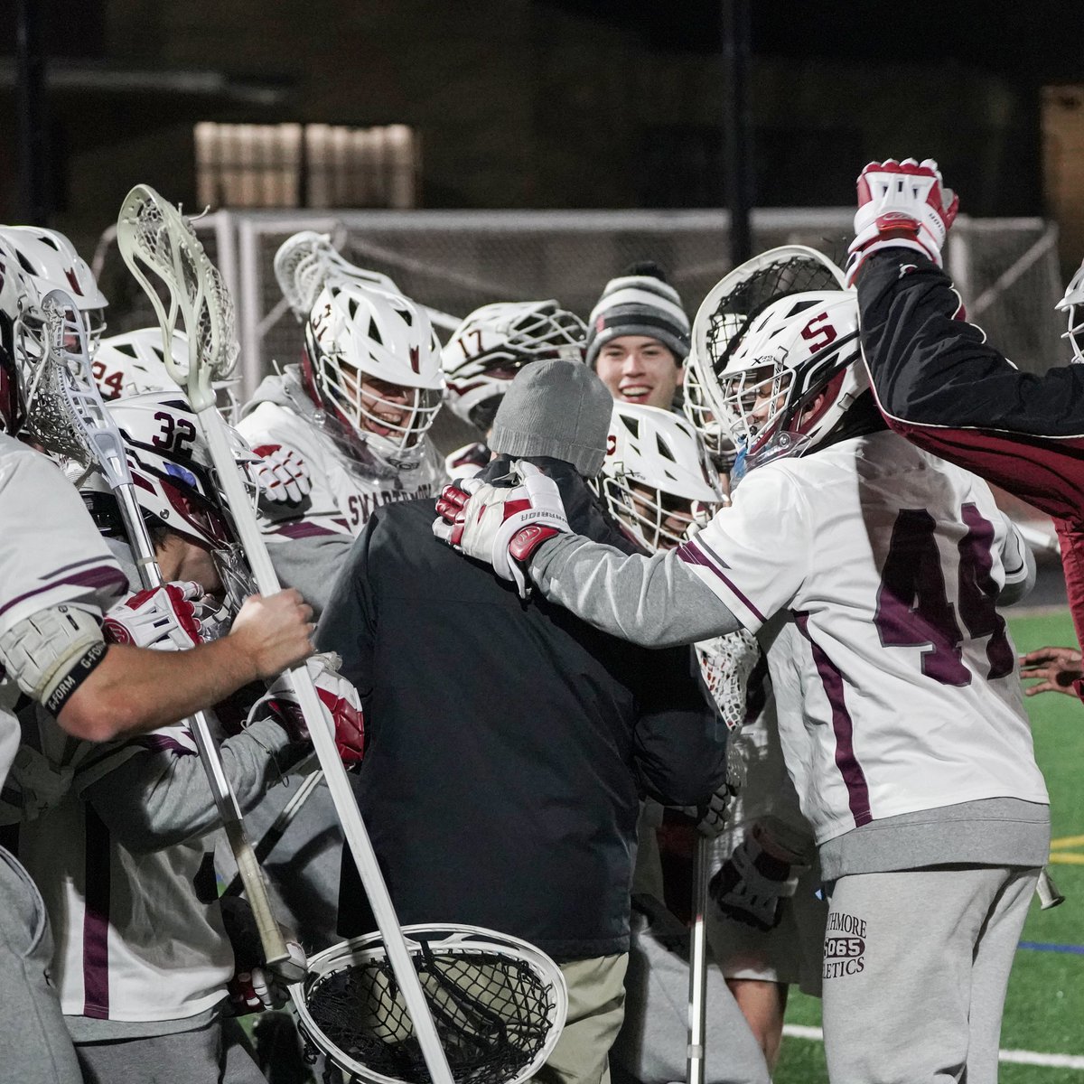 SwatAthletics's tweet photo. Congrats to Coach Pat Gress on becoming the program’s all-time leader in career wins 🐐 https://t.co/IwcjWpNzpc