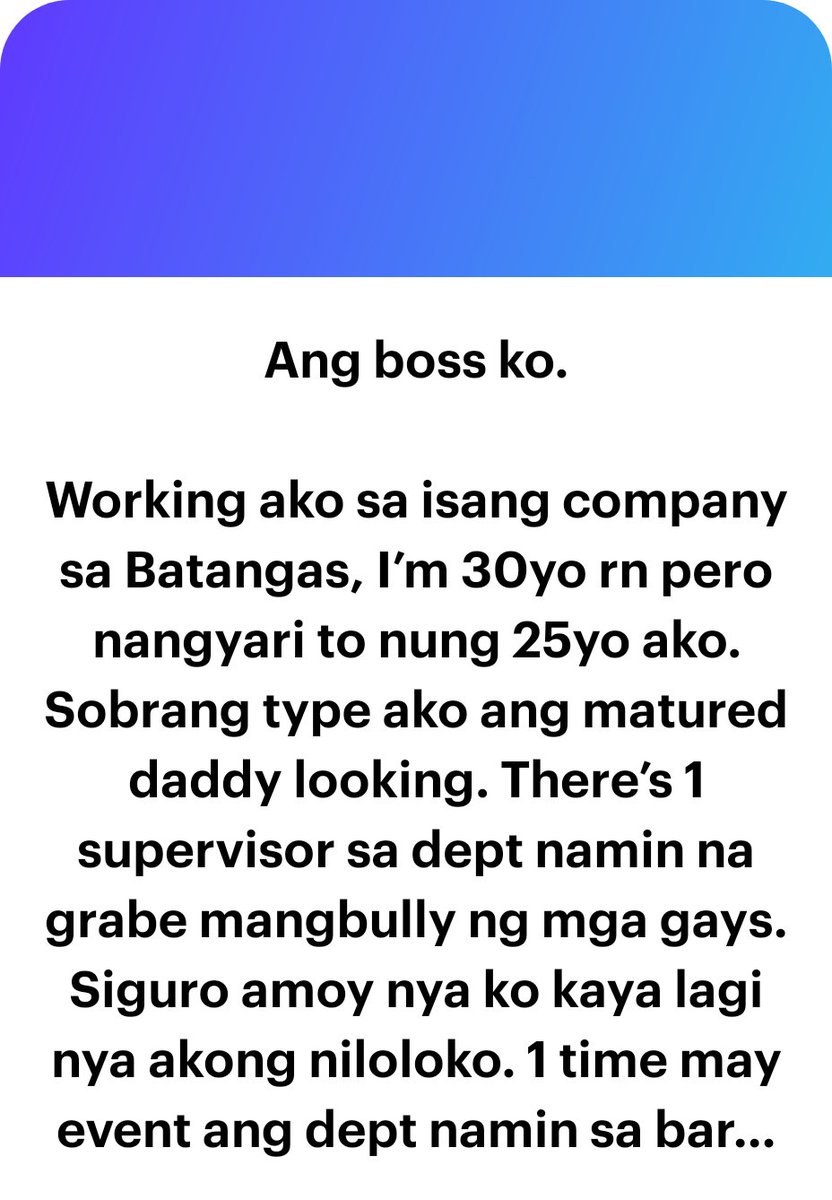 AlterOfan83223's tweet photo. 303.A Bully Supervisor na May Patibong sa Bading

Pages 1-4 https://t.co/L04DM8Dbhw