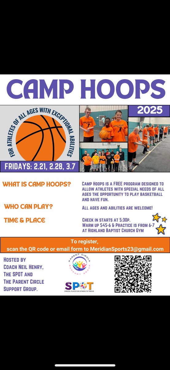 CampHoopsBBall's tweet photo. March is right around the corner, which means March Madness is almost here. It’s also means @CampHoopsBBall is here and will begin this Friday night at 6:00 pm at Highland Baptist Church. Volunteers are always needed and I guarantee a great time! https://t.co/j31QcKOAds