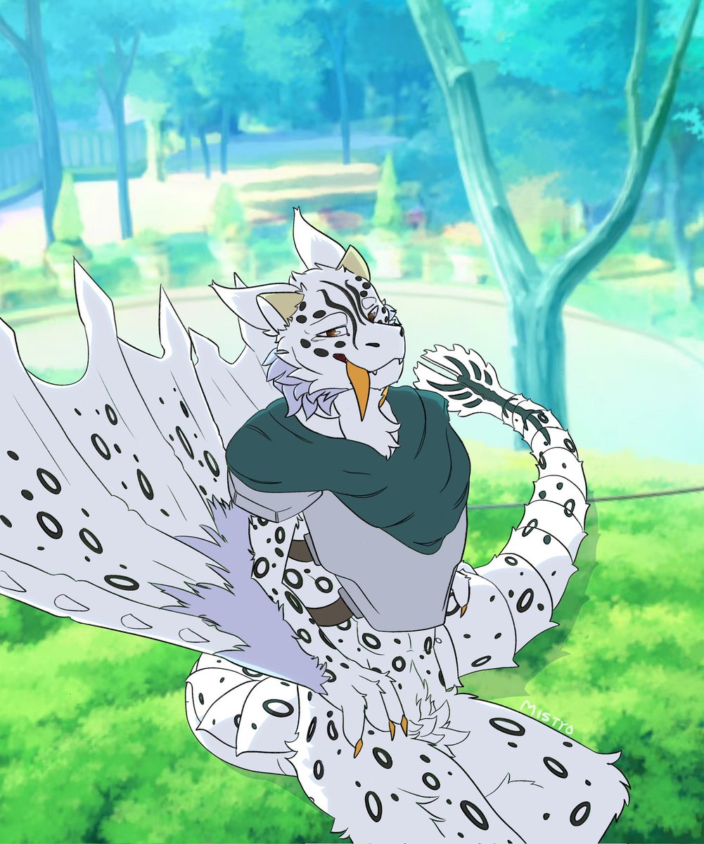 MistyoWolf's tweet image. Chilling in da park